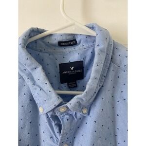 American Eagle long sleeve button down shirt Men‎ XL